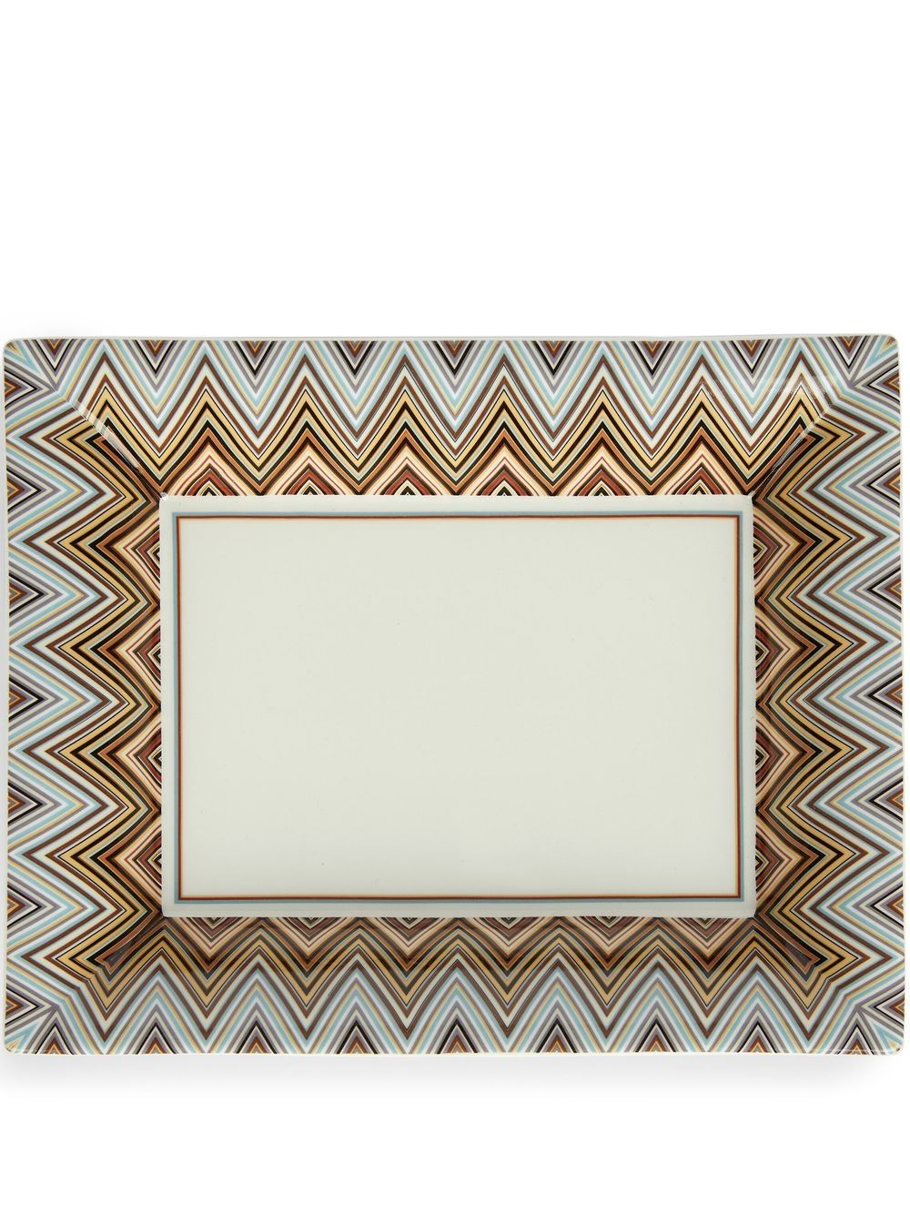 Missoni Home Zig Zag Jarris 装饰盘 - 褐色