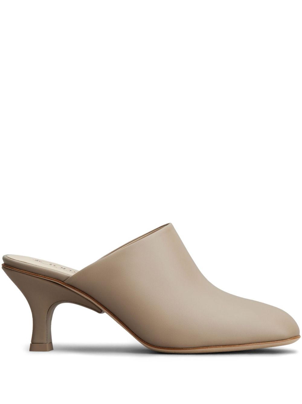 Tod's 中跟皮质穆勒鞋 - 中性色