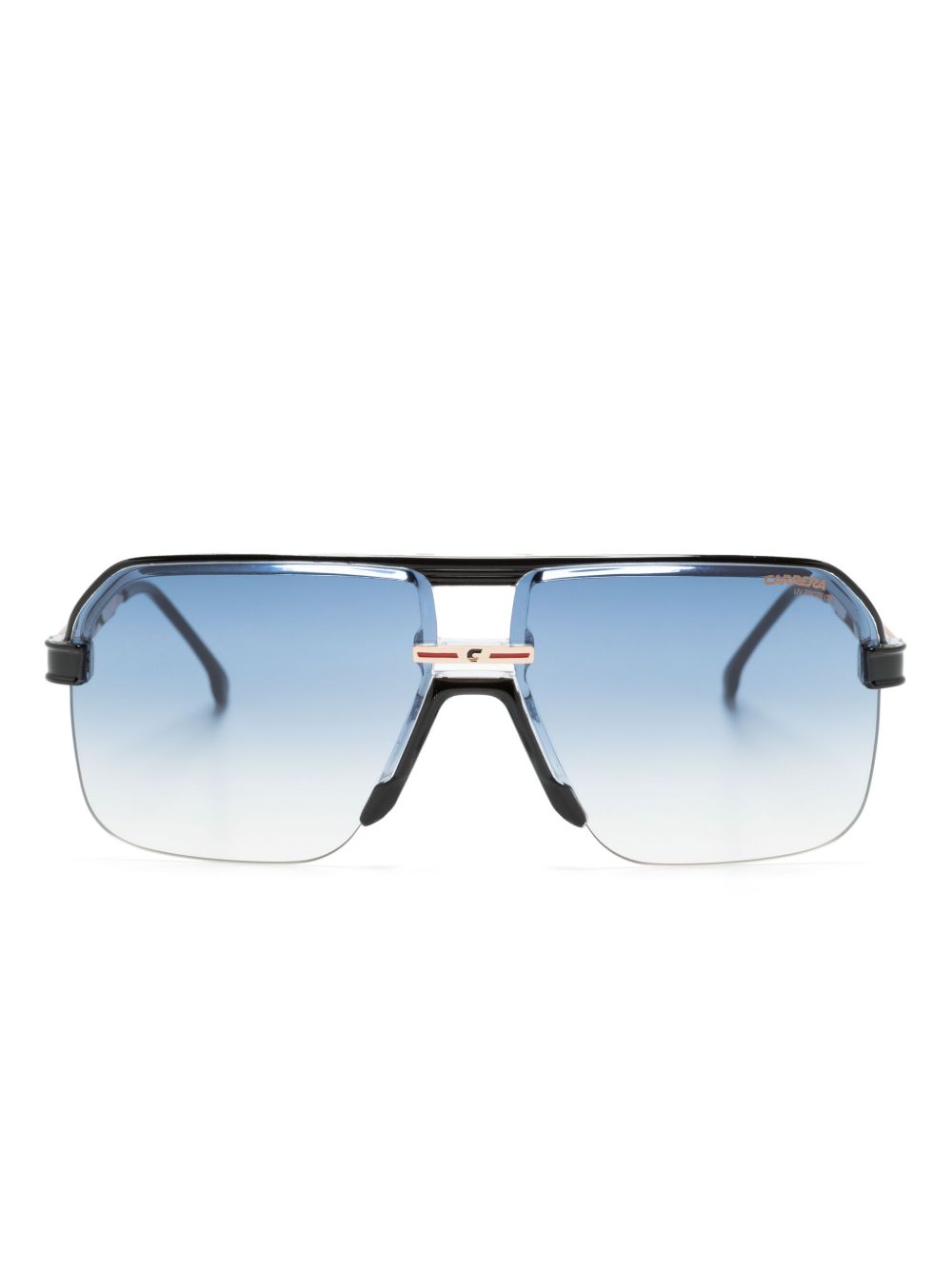 Carrera 飞行员镜框太阳眼镜 - 黑色