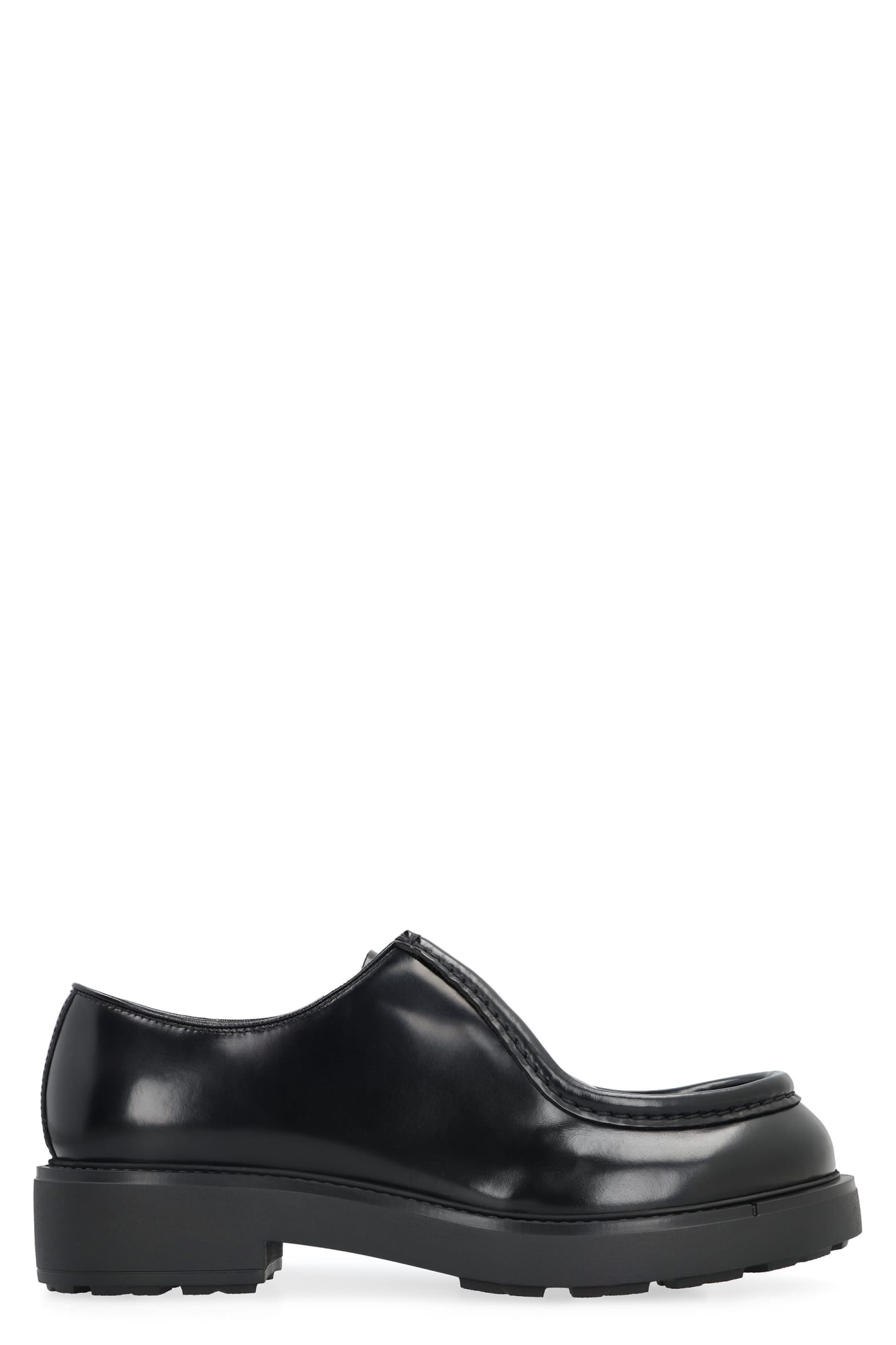Prada Diapason 皮革系带鞋