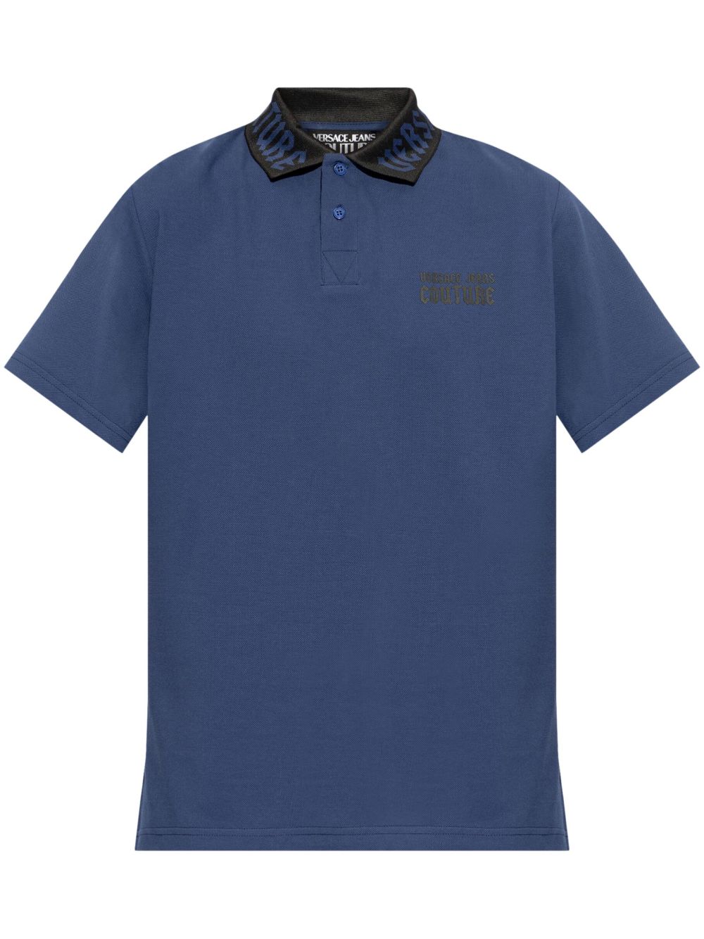 Versace Jeans Couture 棉polo衫 - 蓝色