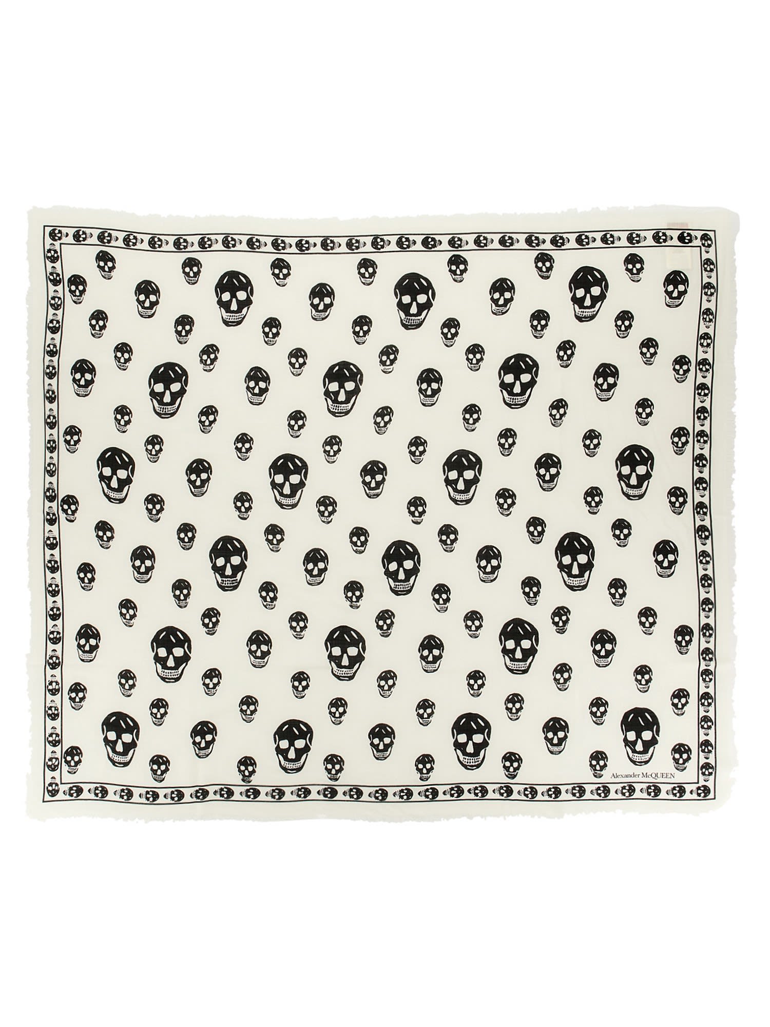 Alexander McQueen Classic Skull Scarf