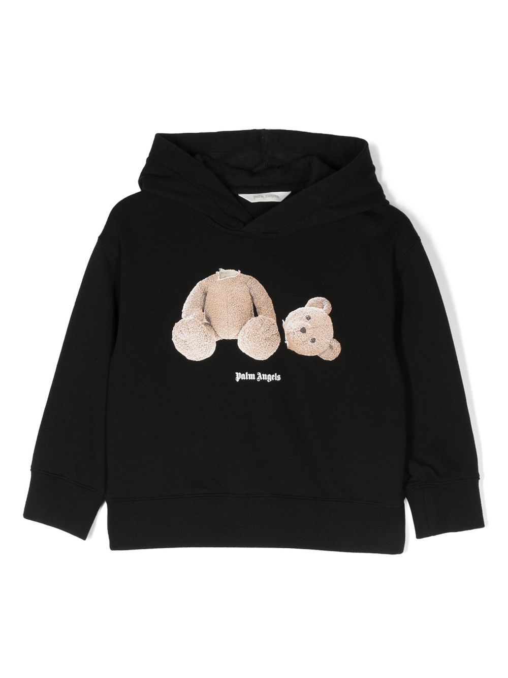 Palm Angels Kids Palm Angels Bear 连帽衫 - 黑色