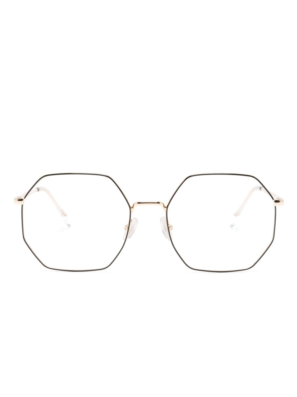 Isabel Marant Eyewear 几何形框眼镜 - 金色