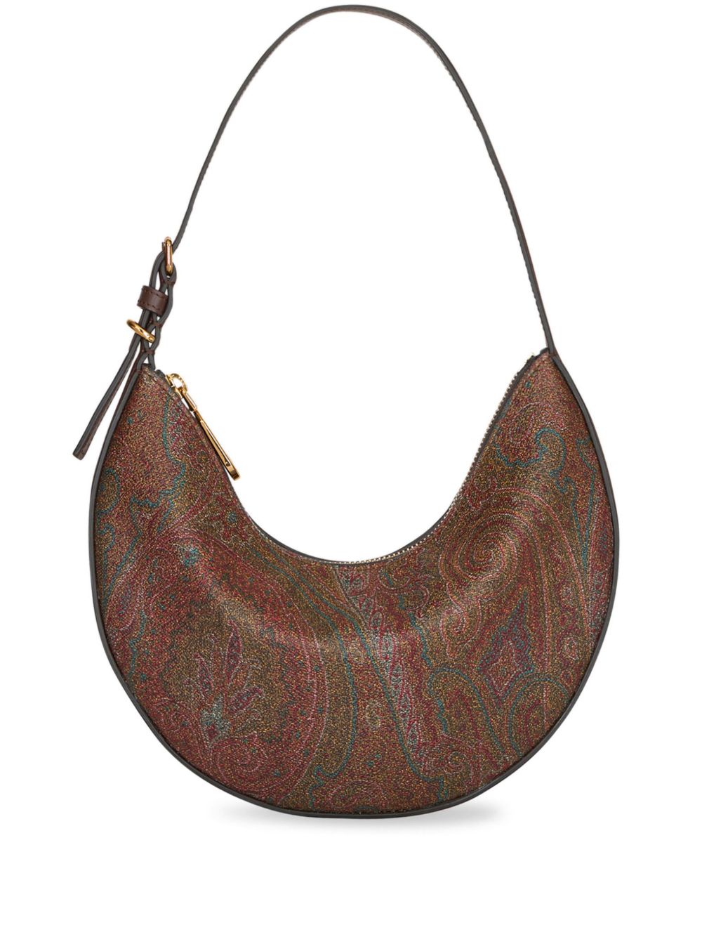 ETRO Etro Essential Hobo 小号单肩包 - 褐色