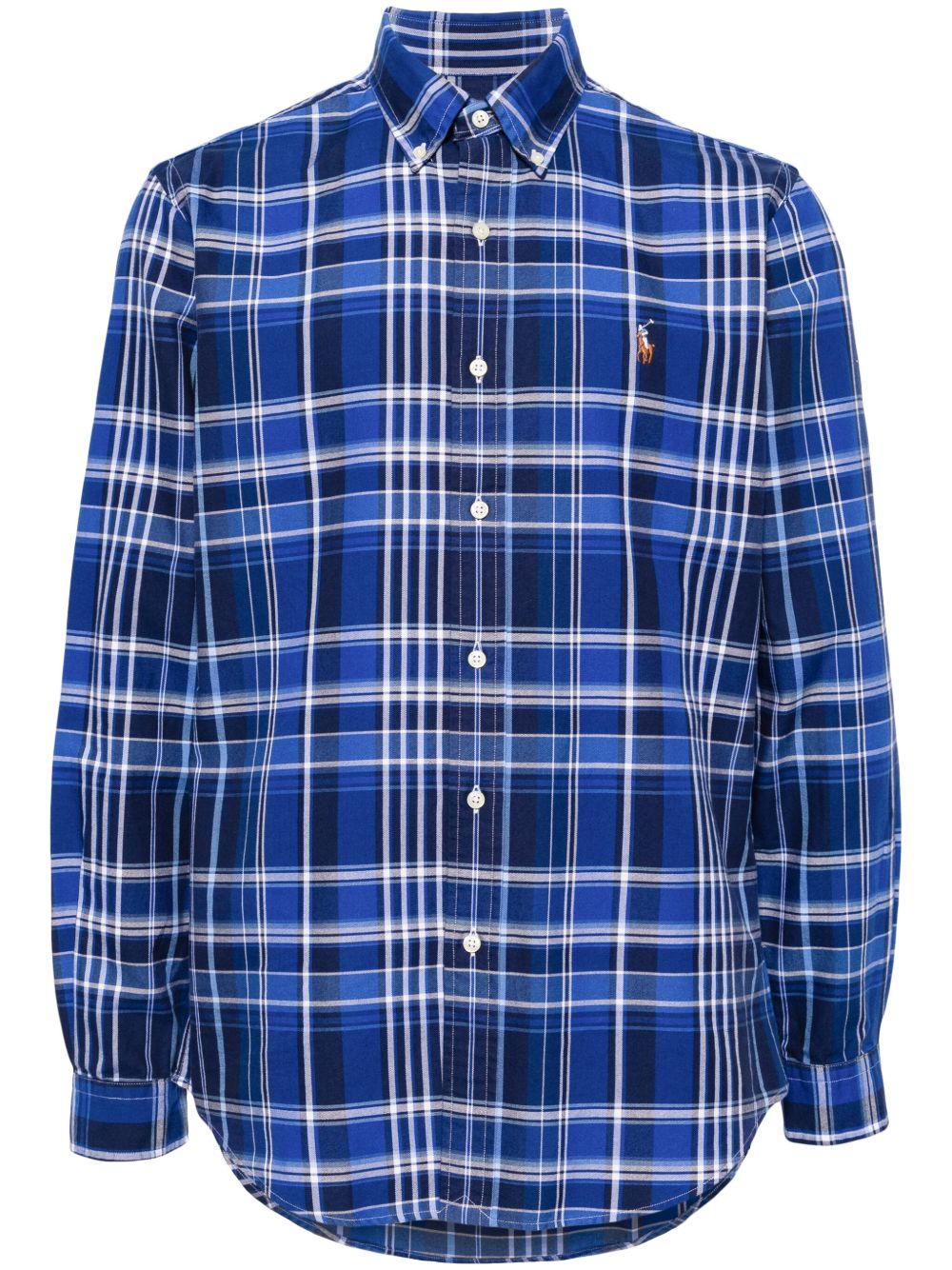 Polo Ralph Lauren Polo Pony 格纹衬衫 - 蓝色