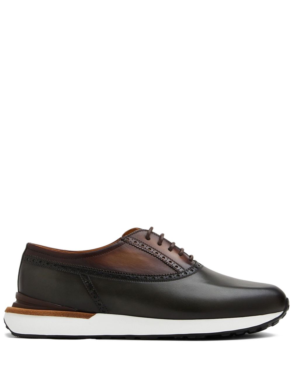 Magnanni Grafton 皮质运动鞋 - 黑色