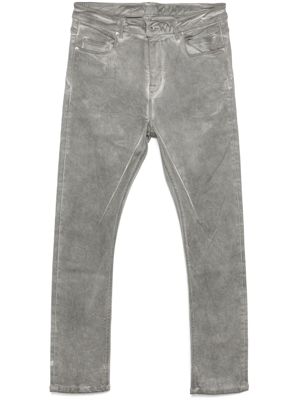 Rick Owens DRKSHDW 紧身牛仔裤 - 灰色
