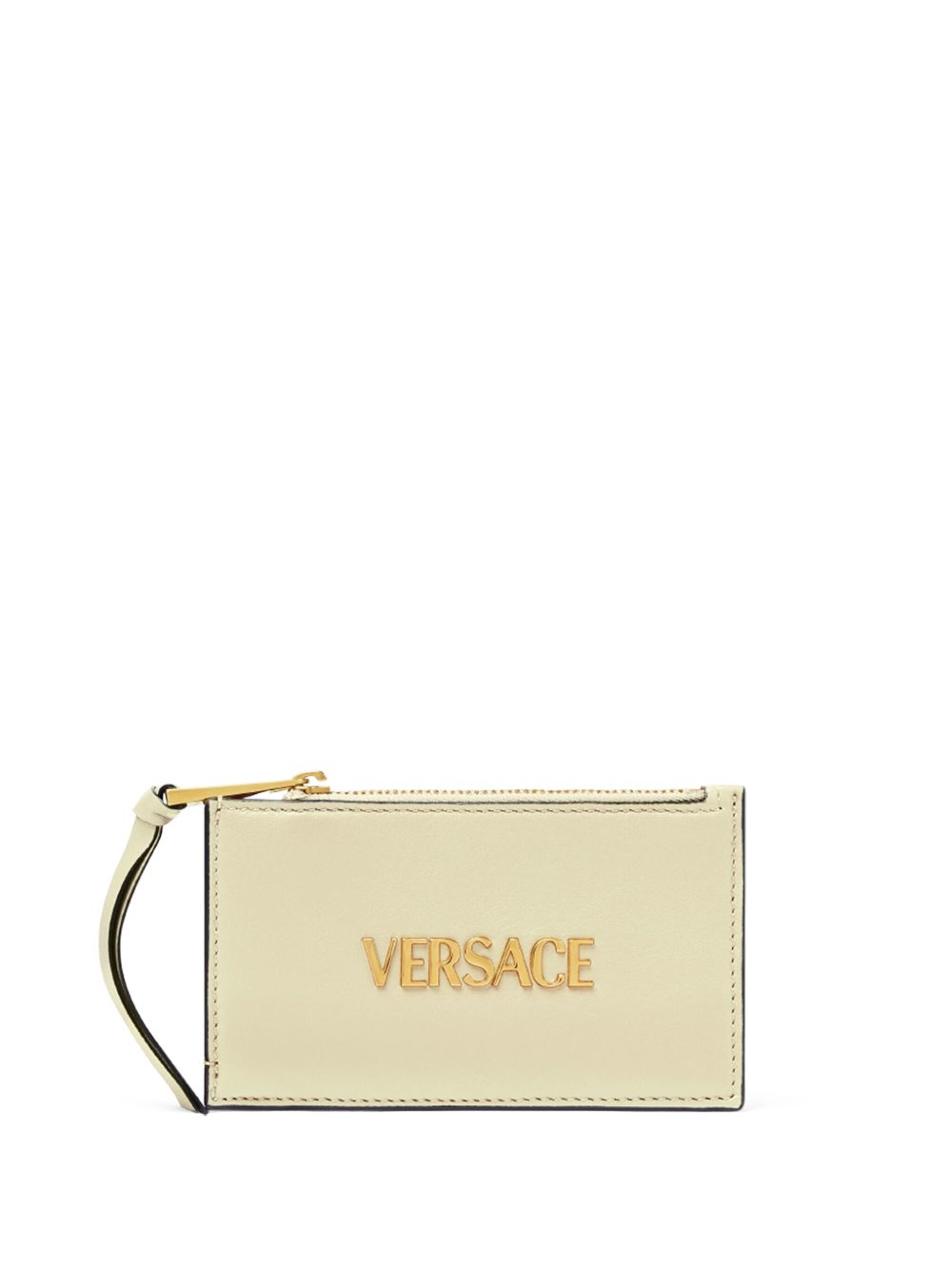 Versace logo字母钱包 - 黄色