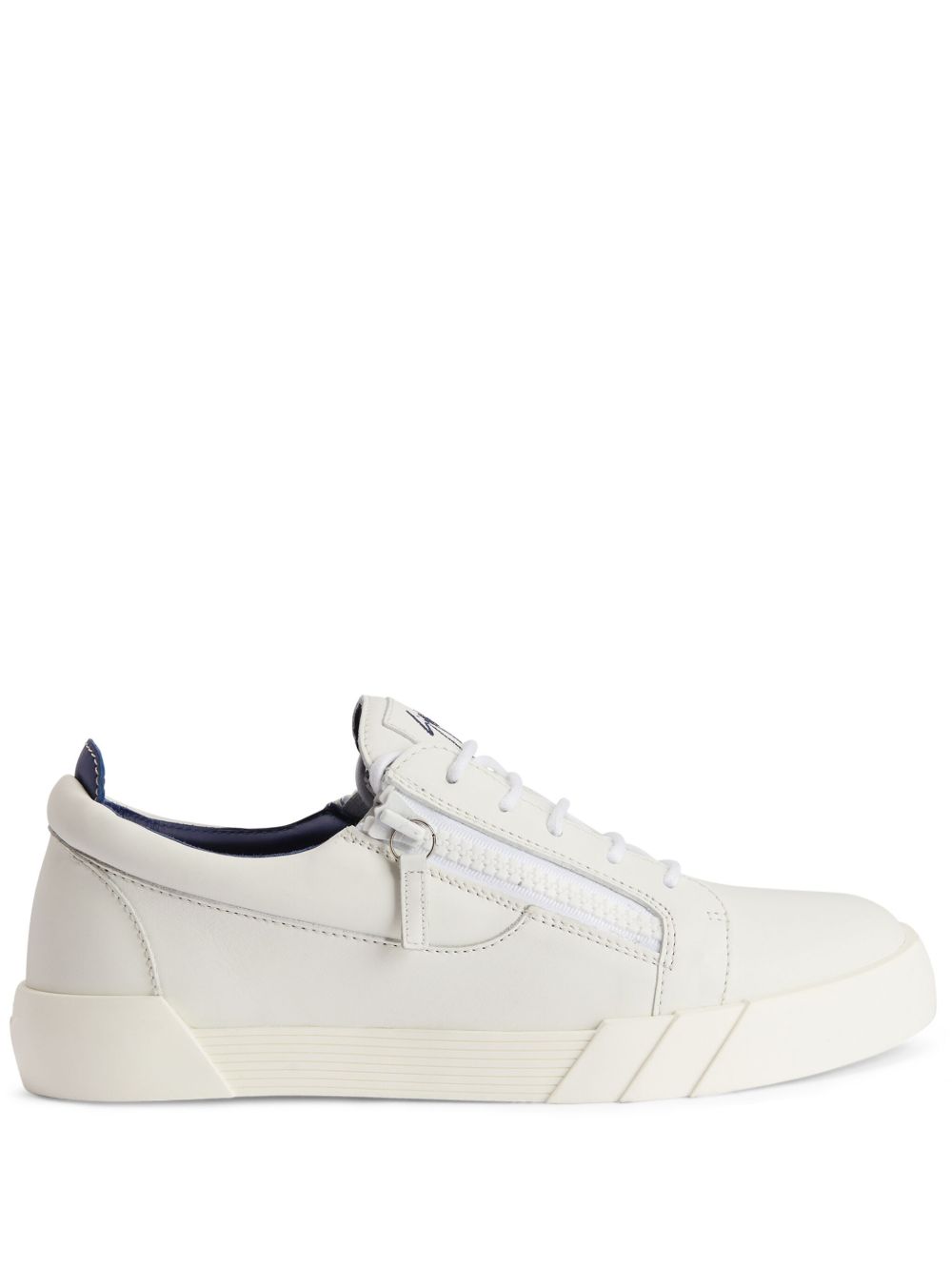 Giuseppe Zanotti The Shark 5.0 Low 同色系运动鞋 - 白色