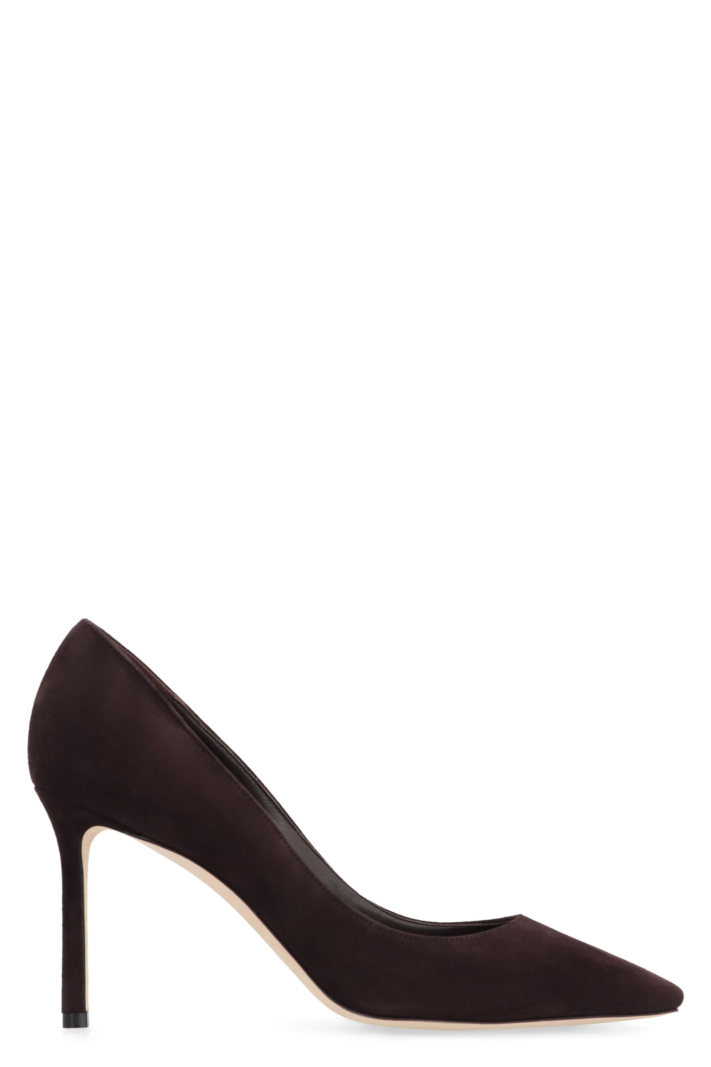 Jimmy Choo Romy 85 Suede Pumps
