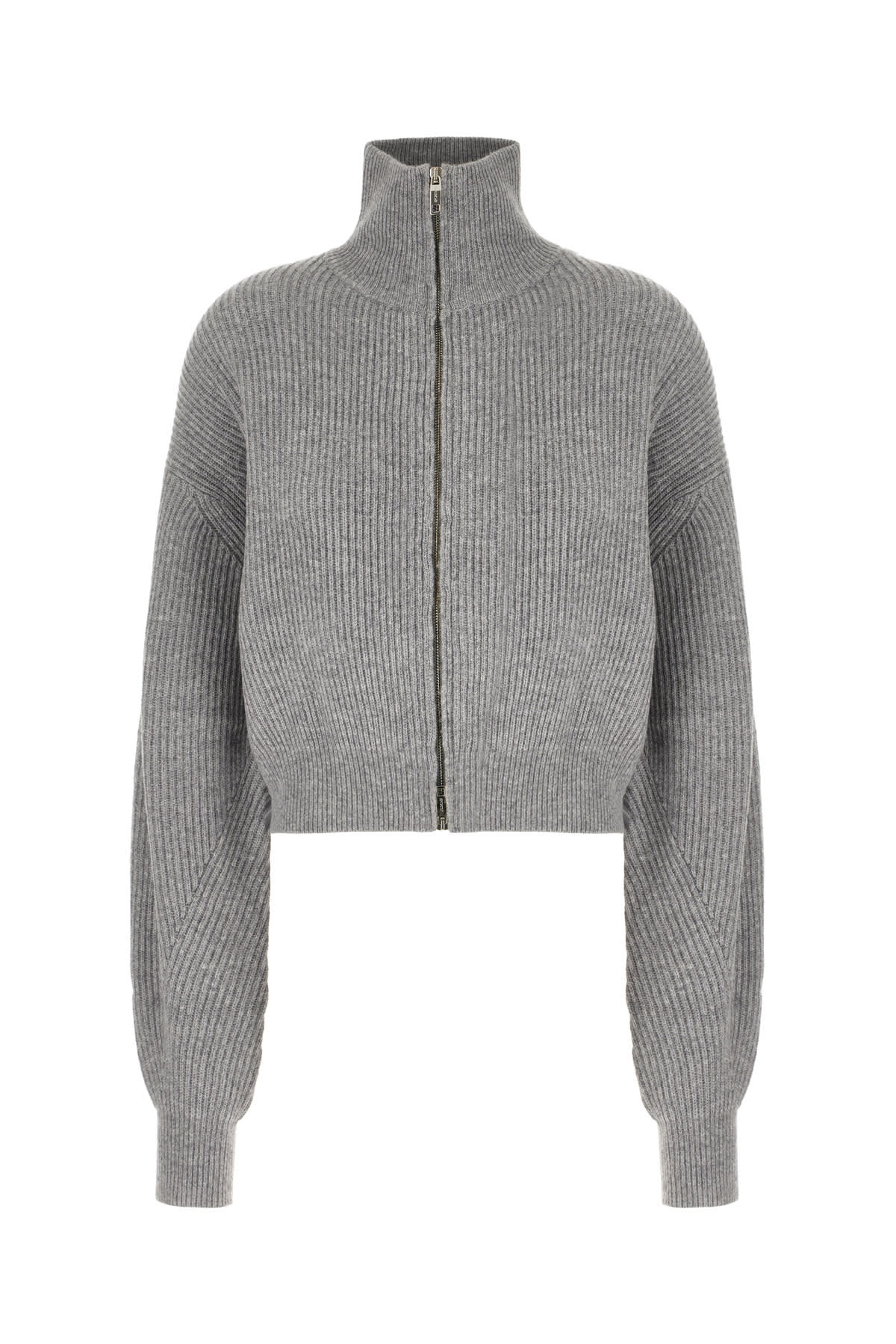 SportMax Grey Wool And Cashmere Cardigan