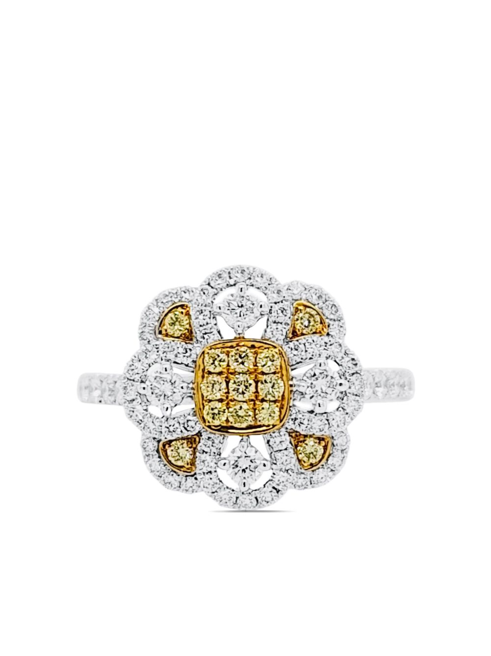 HYT Jewelry 铂金钻石戒指（典藏款） - 银色