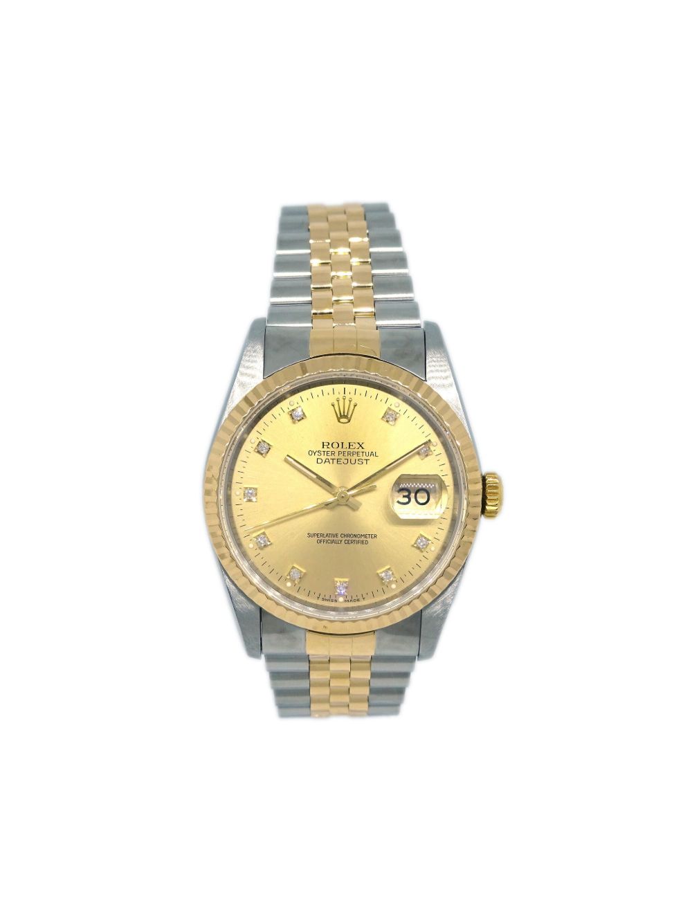 Rolex Perpetual Datejust 34毫米腕表（1990年典藏款） - 金色