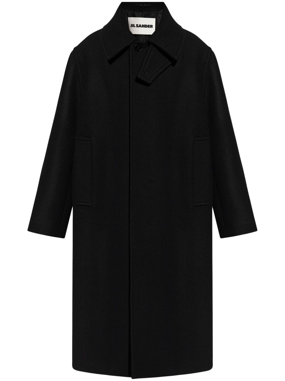 Jil Sander 纯色外套 - 黑色