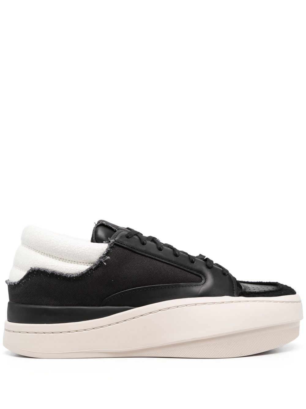 Y-3 Centennial Lo 皮质运动鞋 - 黑色