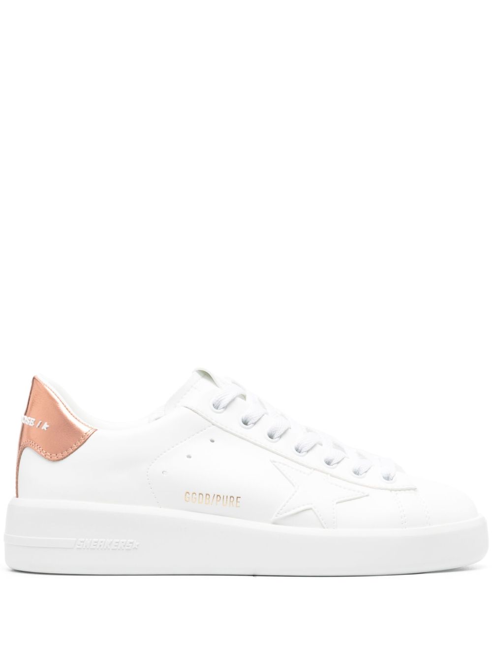 Golden Goose Pure-Star 系带运动鞋 - 白色
