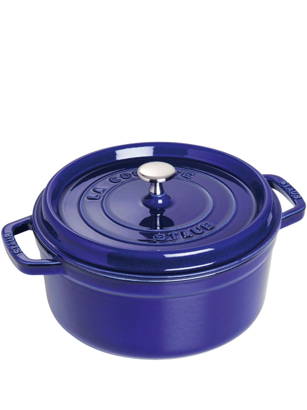 Staub Cocotte 圆形平底锅 - 蓝色