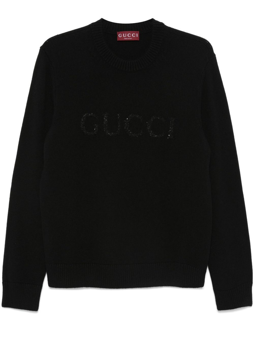 Gucci 嵌花毛衣 - 黑色