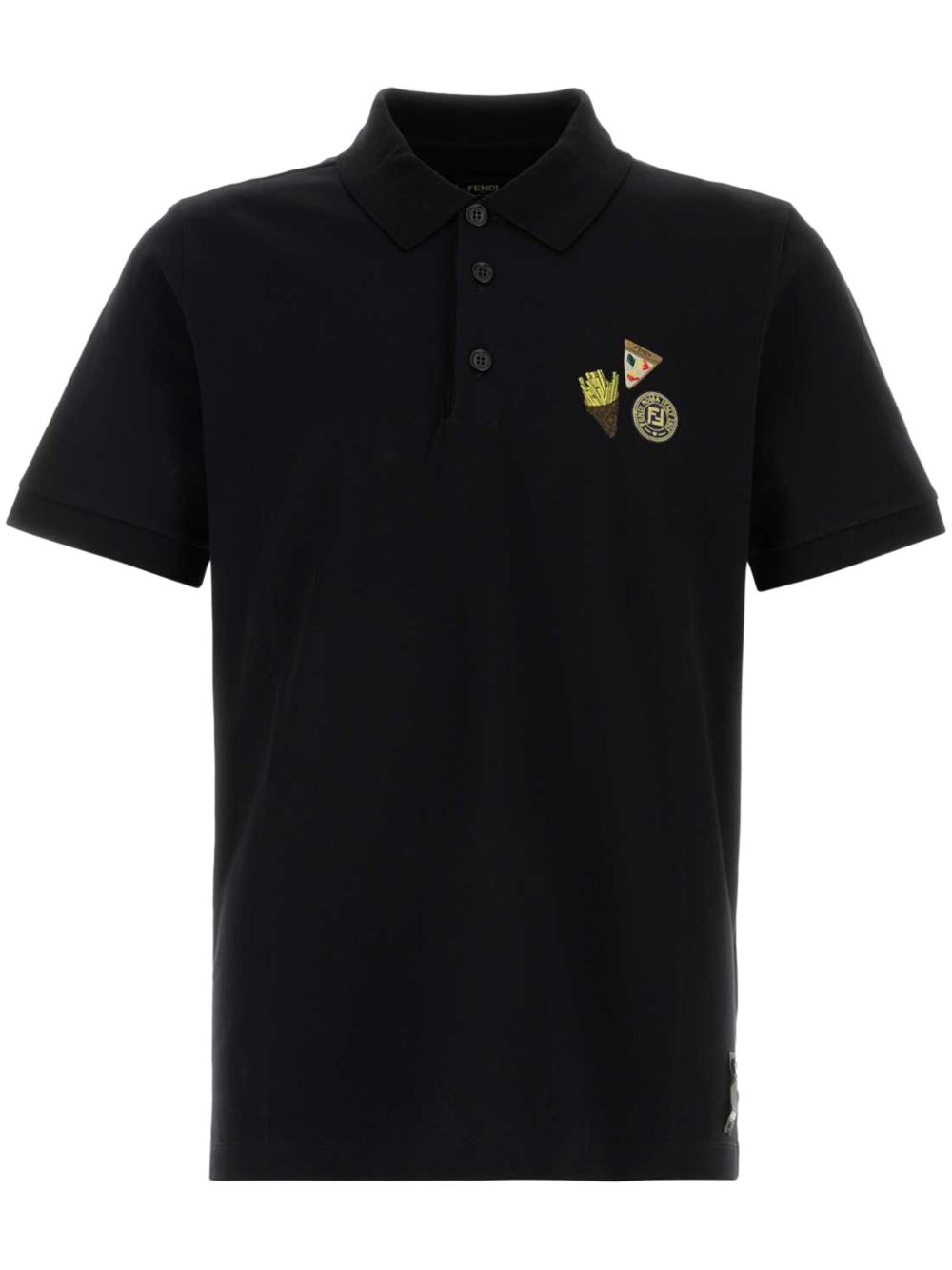 FENDI Fendilicious polo衫 - 黑色