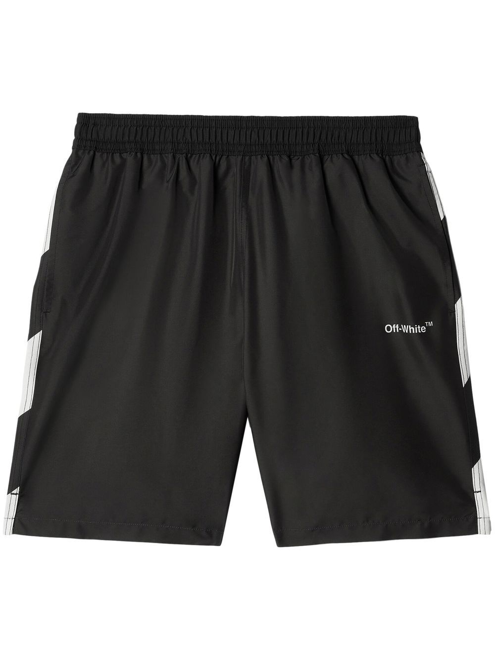 Off-White Diag Surfer 泳裤 - 黑色