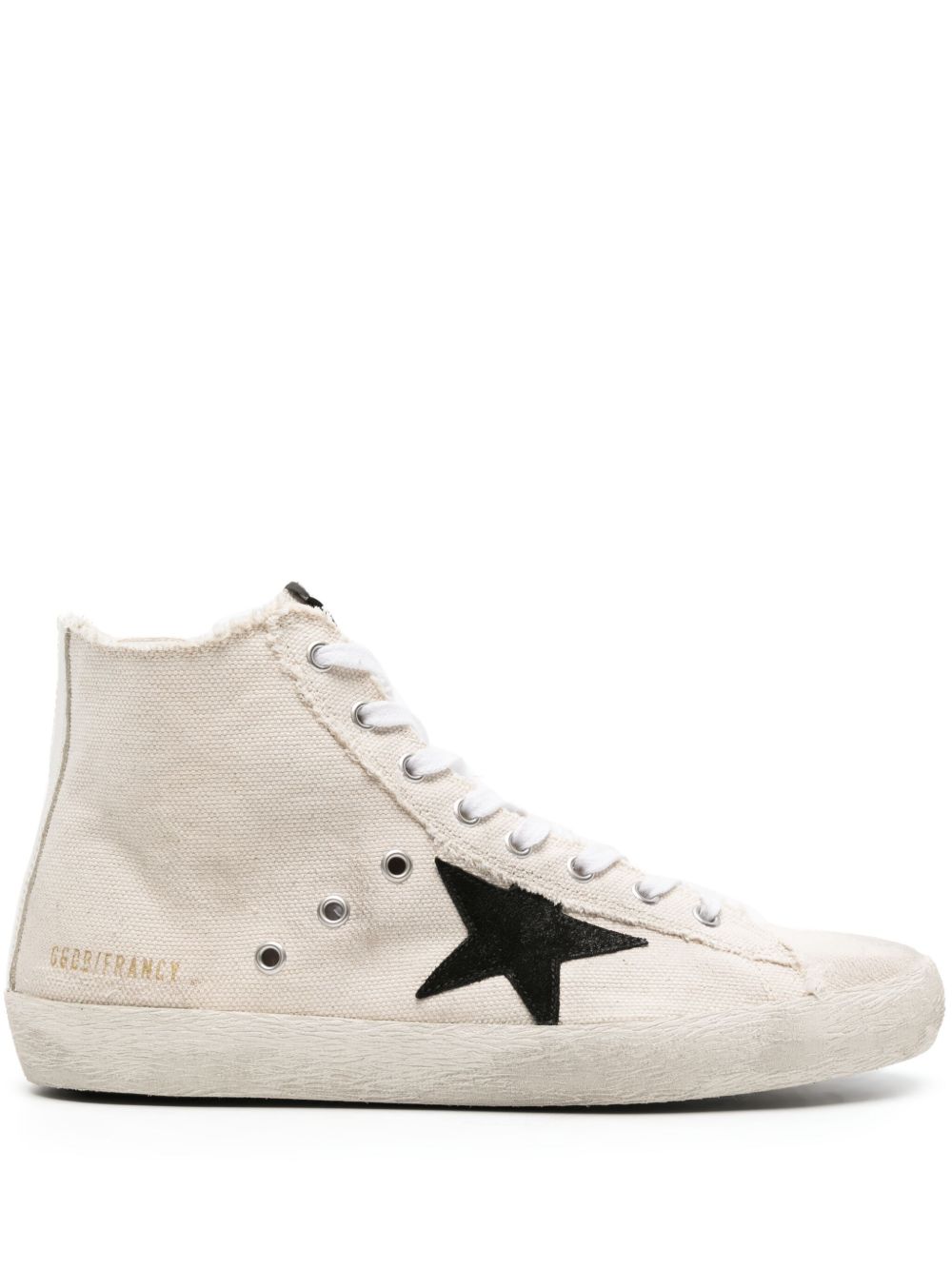 Golden Goose Francy 绒面皮星星帆布运动鞋 - 中性色