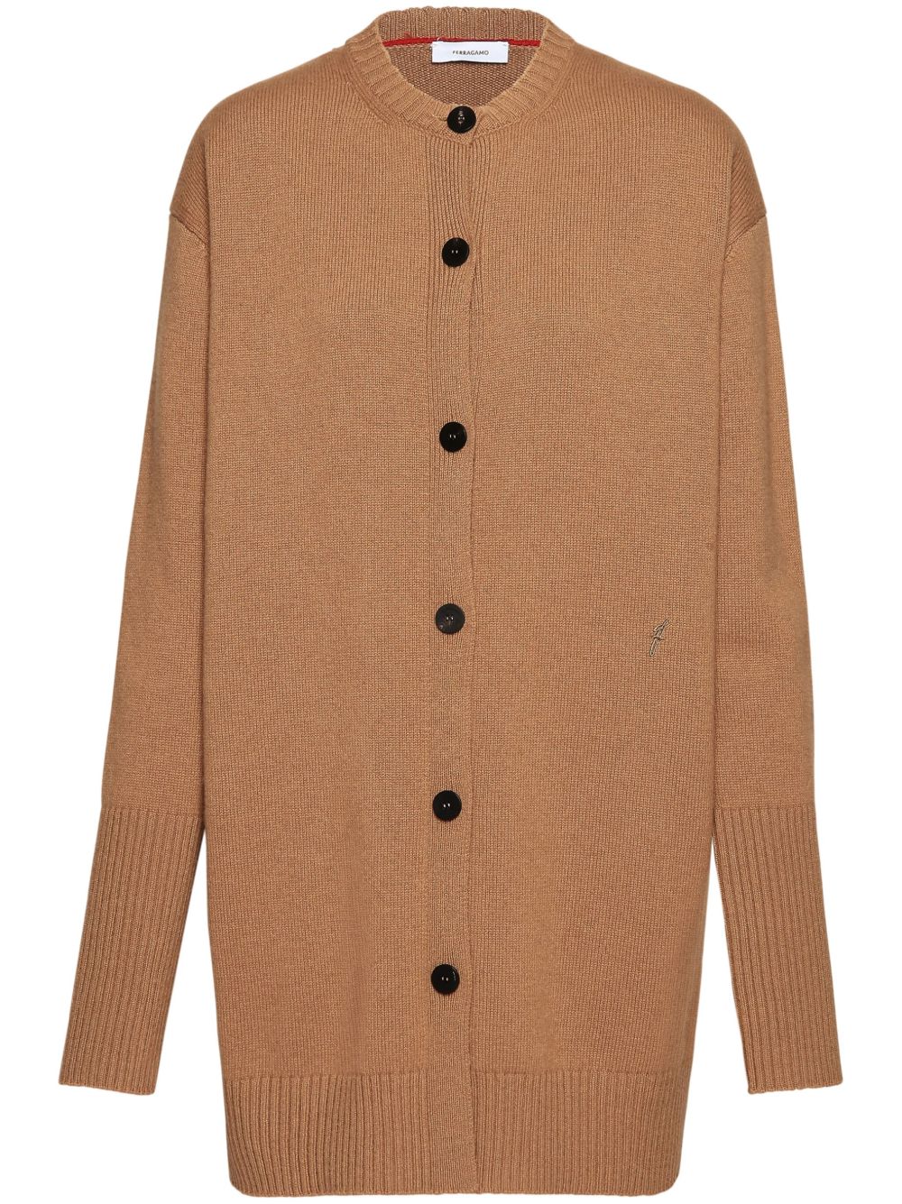 Ferragamo Cashmere cardigan dress - 中性色
