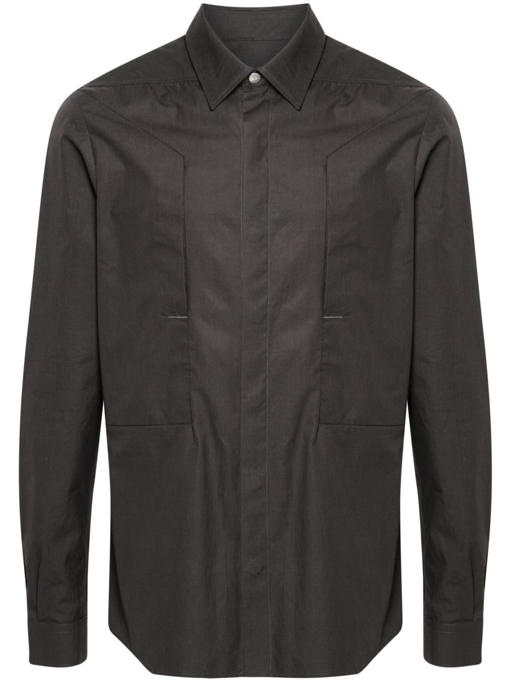Rick Owens Fogpocket 衬衫 - 褐色