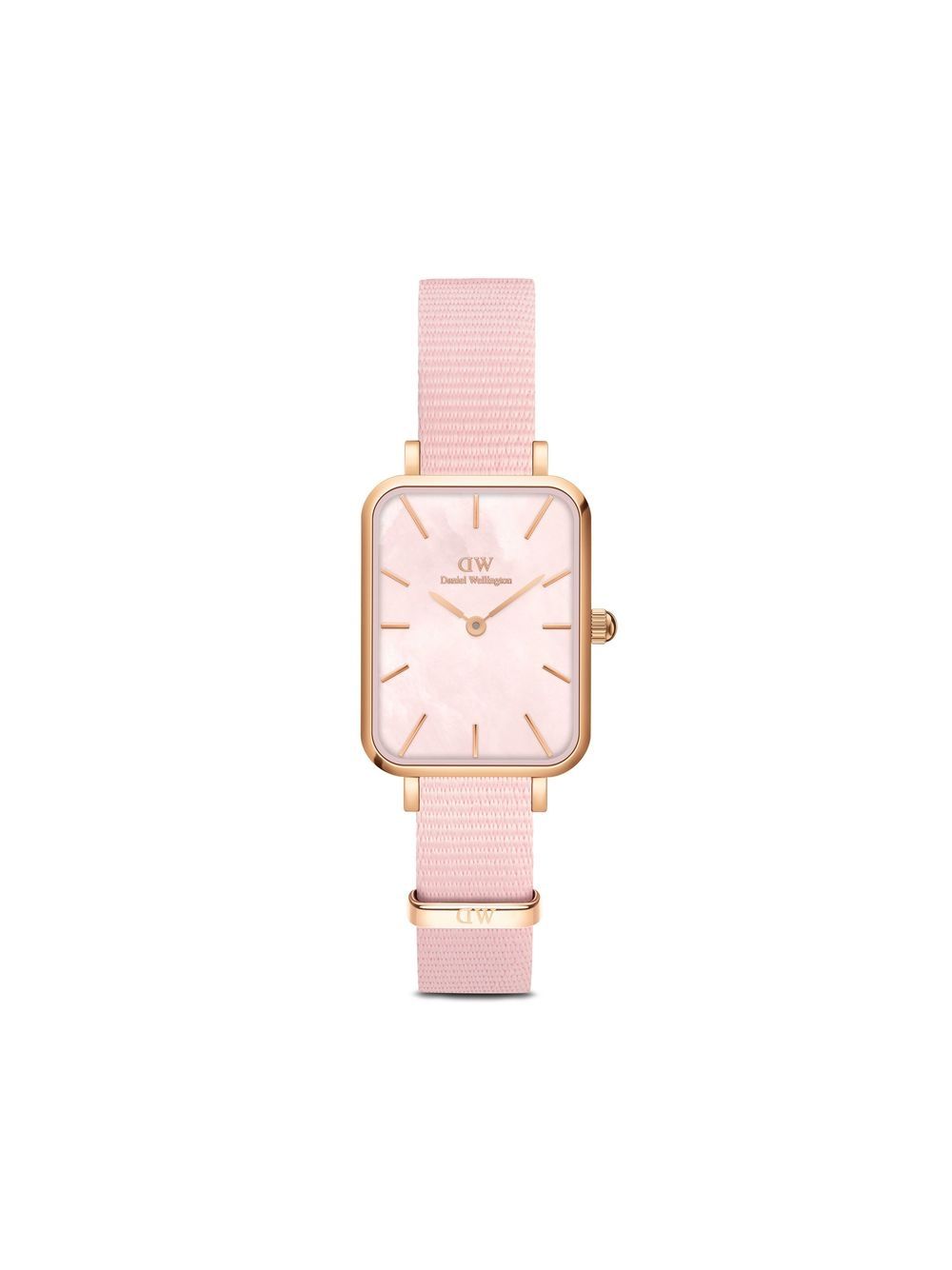 Daniel Wellington Quadro Coral 20x26毫米腕表 - 粉色