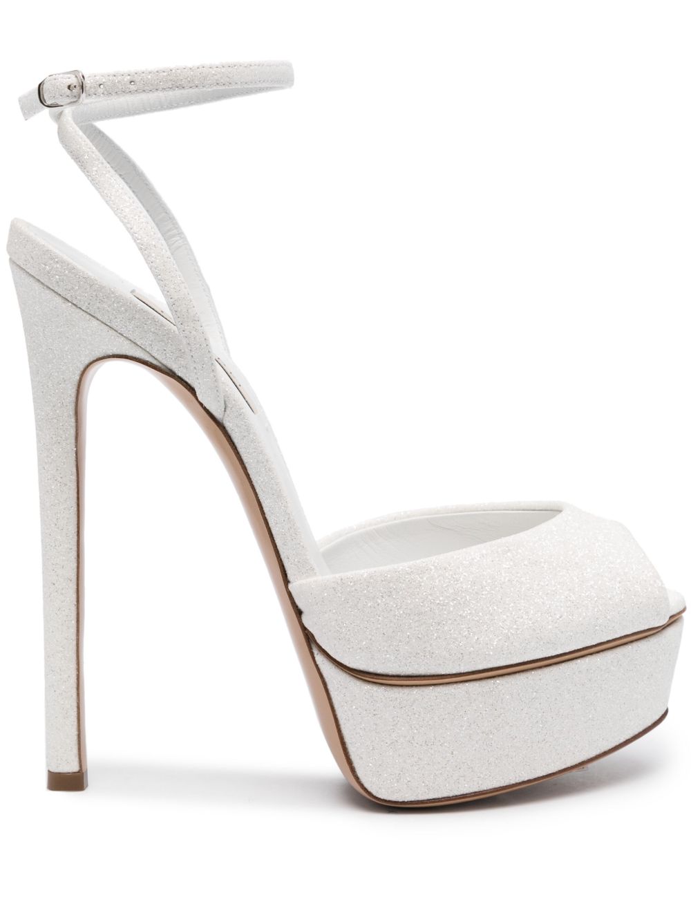 Casadei Flora Jolly 高跟凉鞋 - 白色