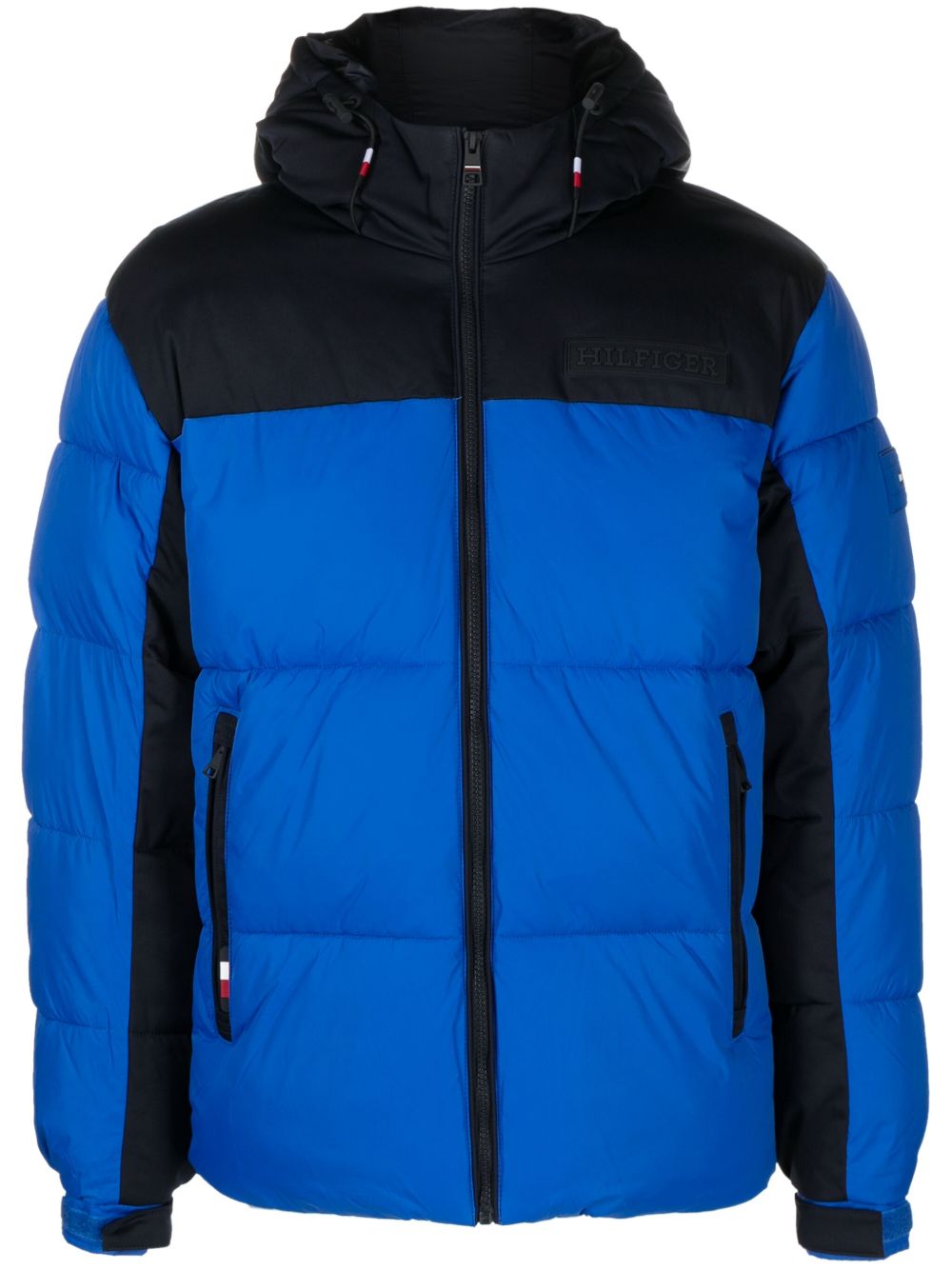 Tommy Hilfiger New York 连帽蓬松夹克 - 蓝色