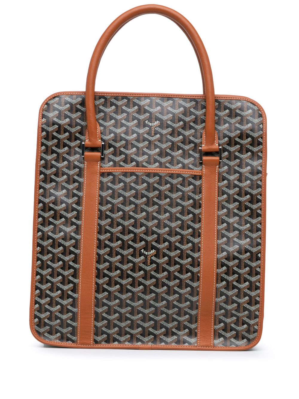 Goyard Pre-Owned Goyardine Bourgogne 手提包（2021年典藏款） - 黑色