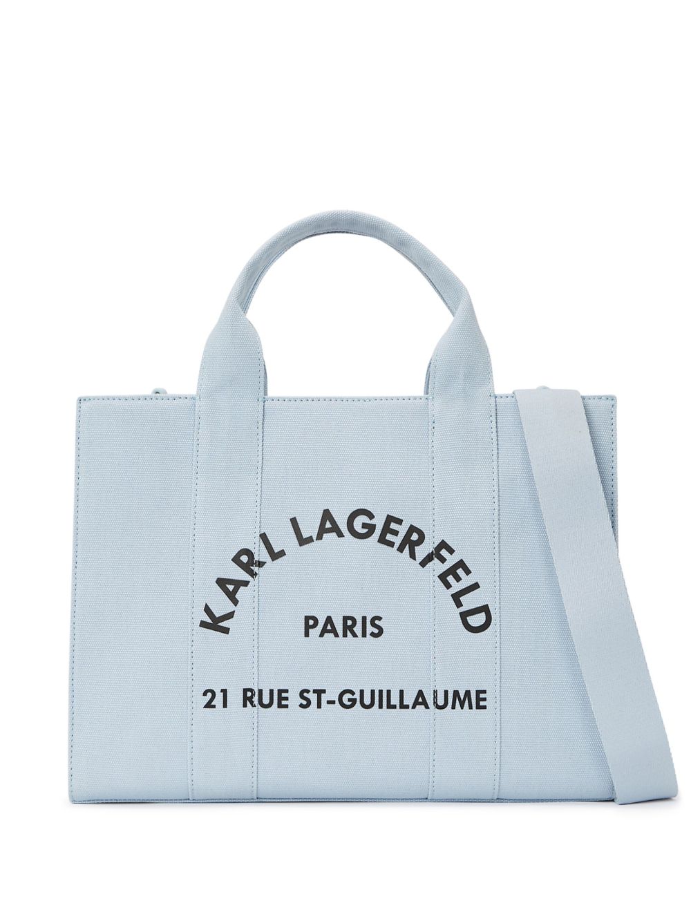 Karl Lagerfeld Rue St-Guillaume 中号手提包 - 蓝色