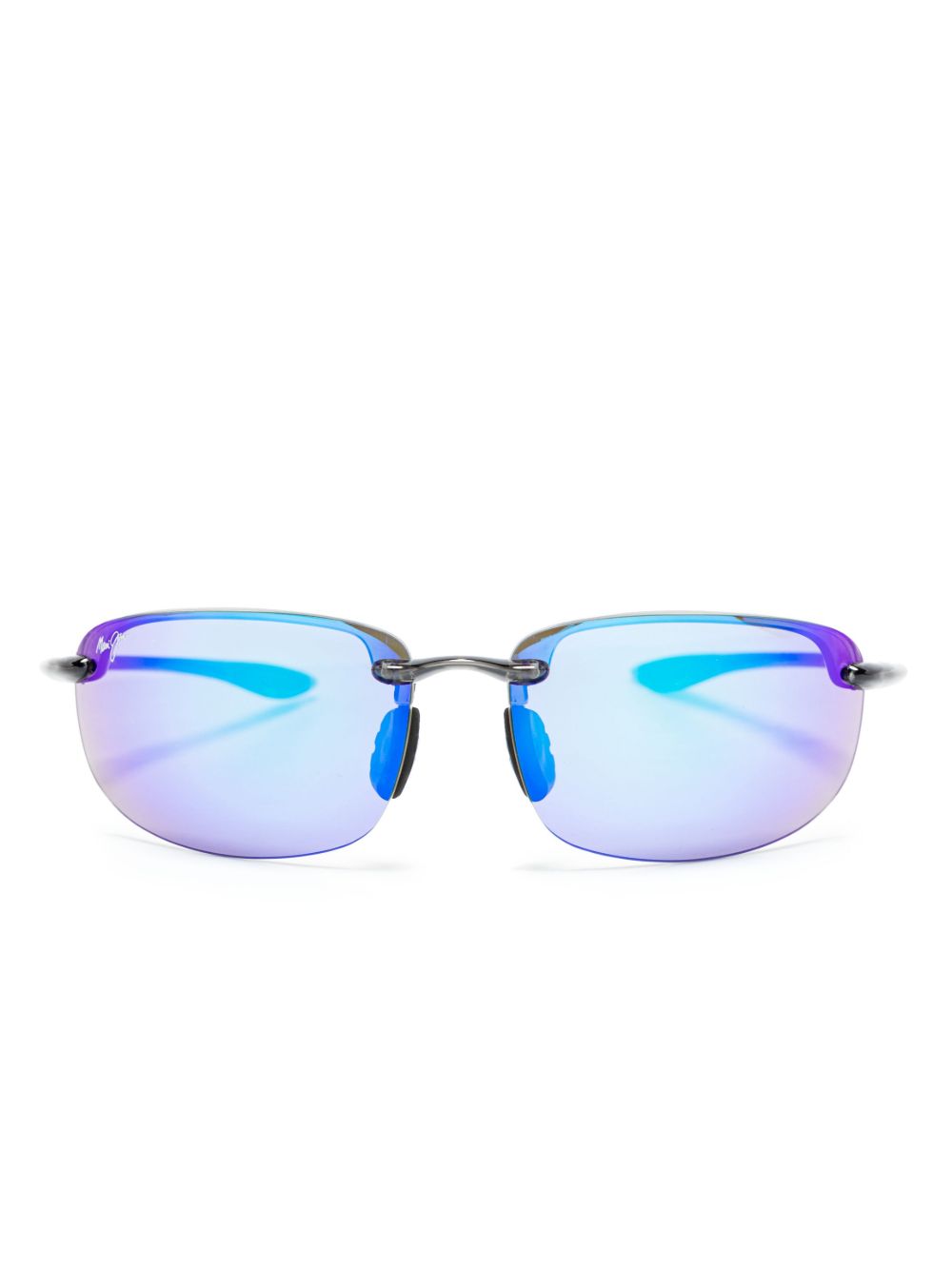 Maui Jim Hookipa 长方形框太阳眼镜 - 灰色