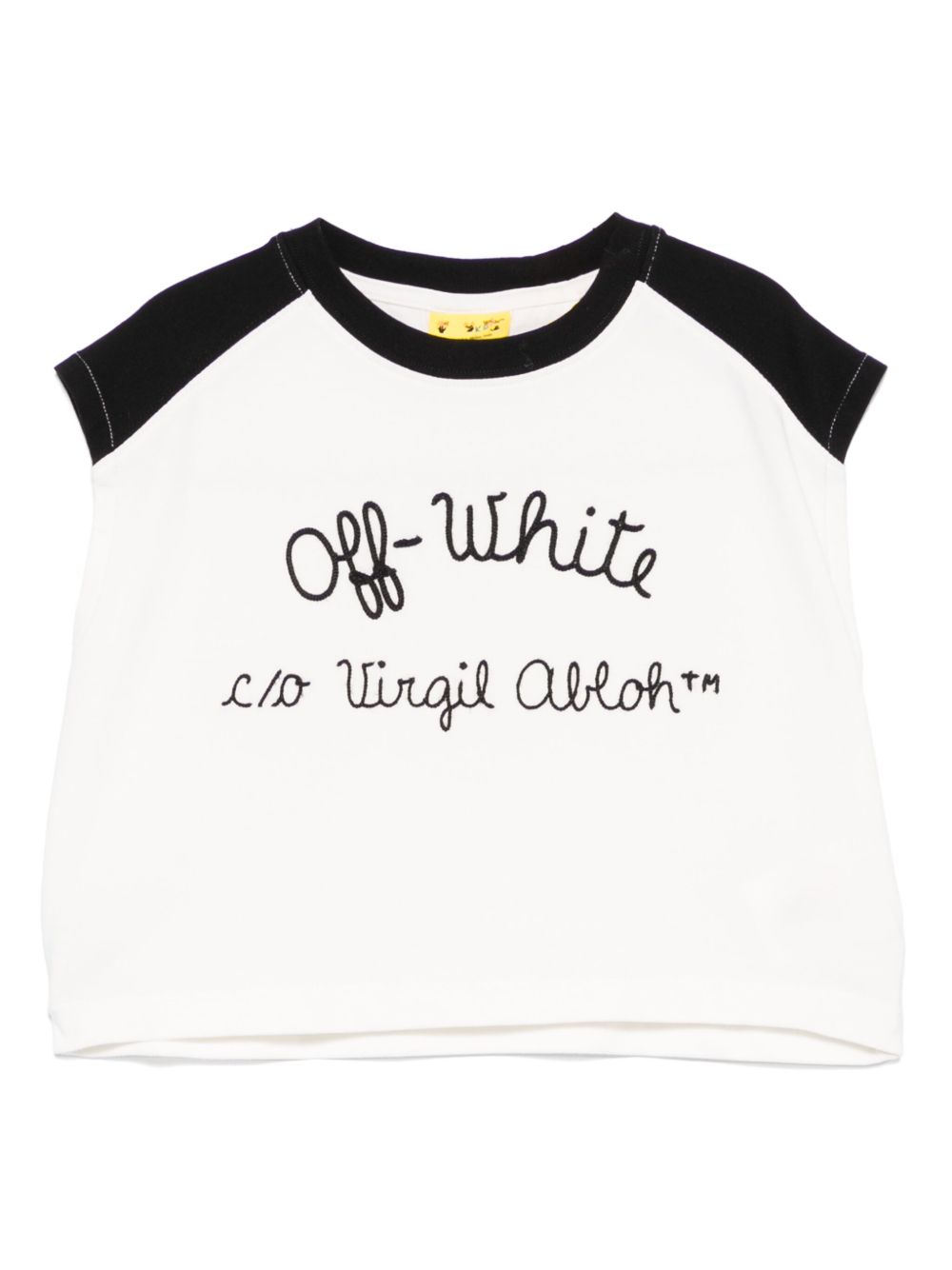 Off-White Kids Ringer 上衣 - 白色
