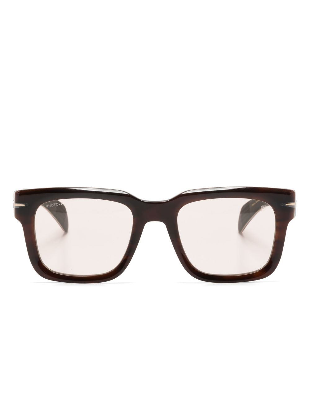 Eyewear by David Beckham 方框太阳眼镜 - 褐色