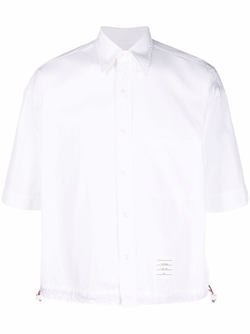 Thom Browne 纯色短袖T恤 - 白色
