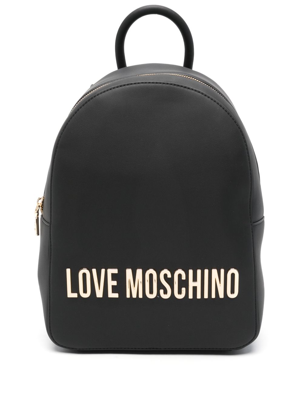Love Moschino logo双肩包 - 黑色