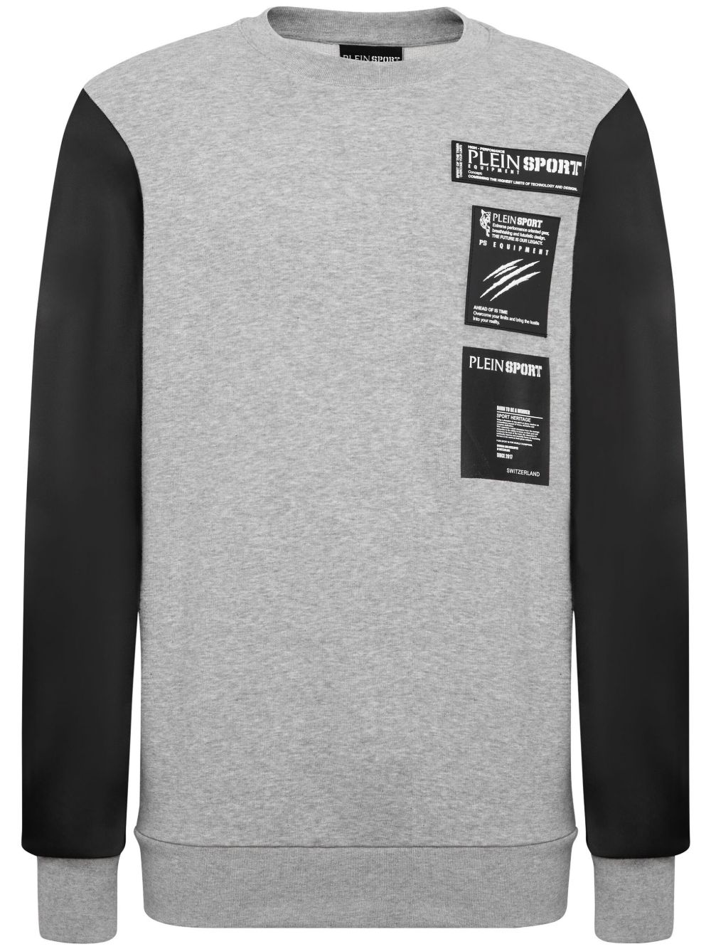 Plein Sport logo贴花卫衣 - 灰色