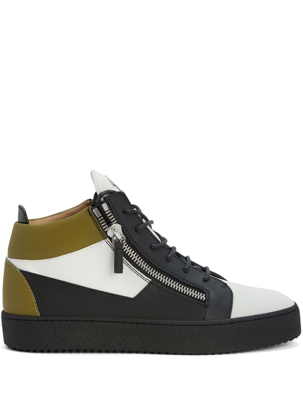 Giuseppe Zanotti Kriss 高帮运动鞋 - 白色