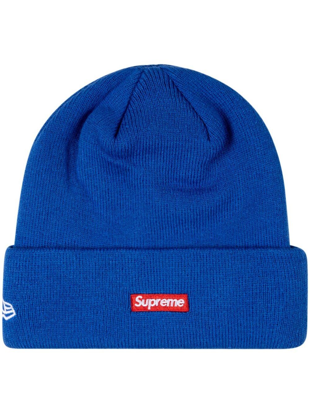 Supreme x New Era S logo套头帽 - 蓝色