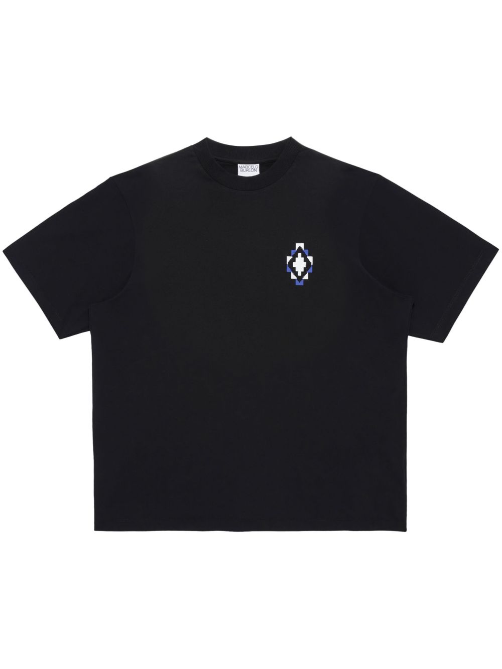 Marcelo Burlon County of Milan Bandana Cross 棉T恤 - 黑色