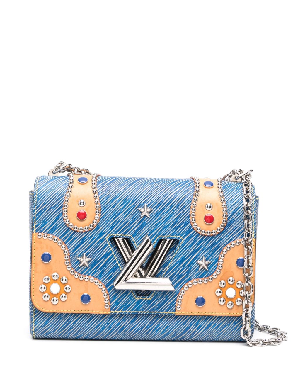 Louis Vuitton Pre-Owned Twist MM 单肩包（2017年典藏款） - 蓝色