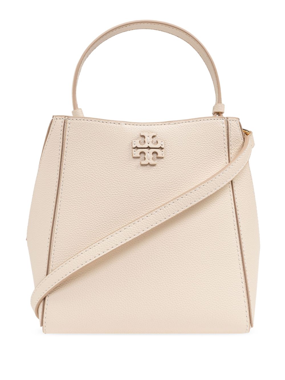 Tory Burch McGraw 皮质水桶包 - 中性色