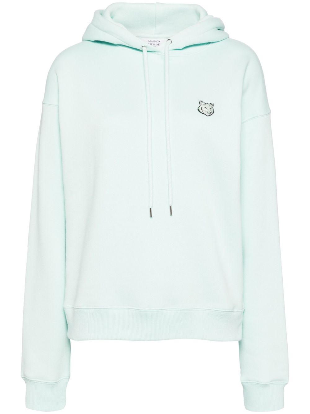 Maison Kitsuné Bold Fox Head 贴花连帽衫 - 绿色