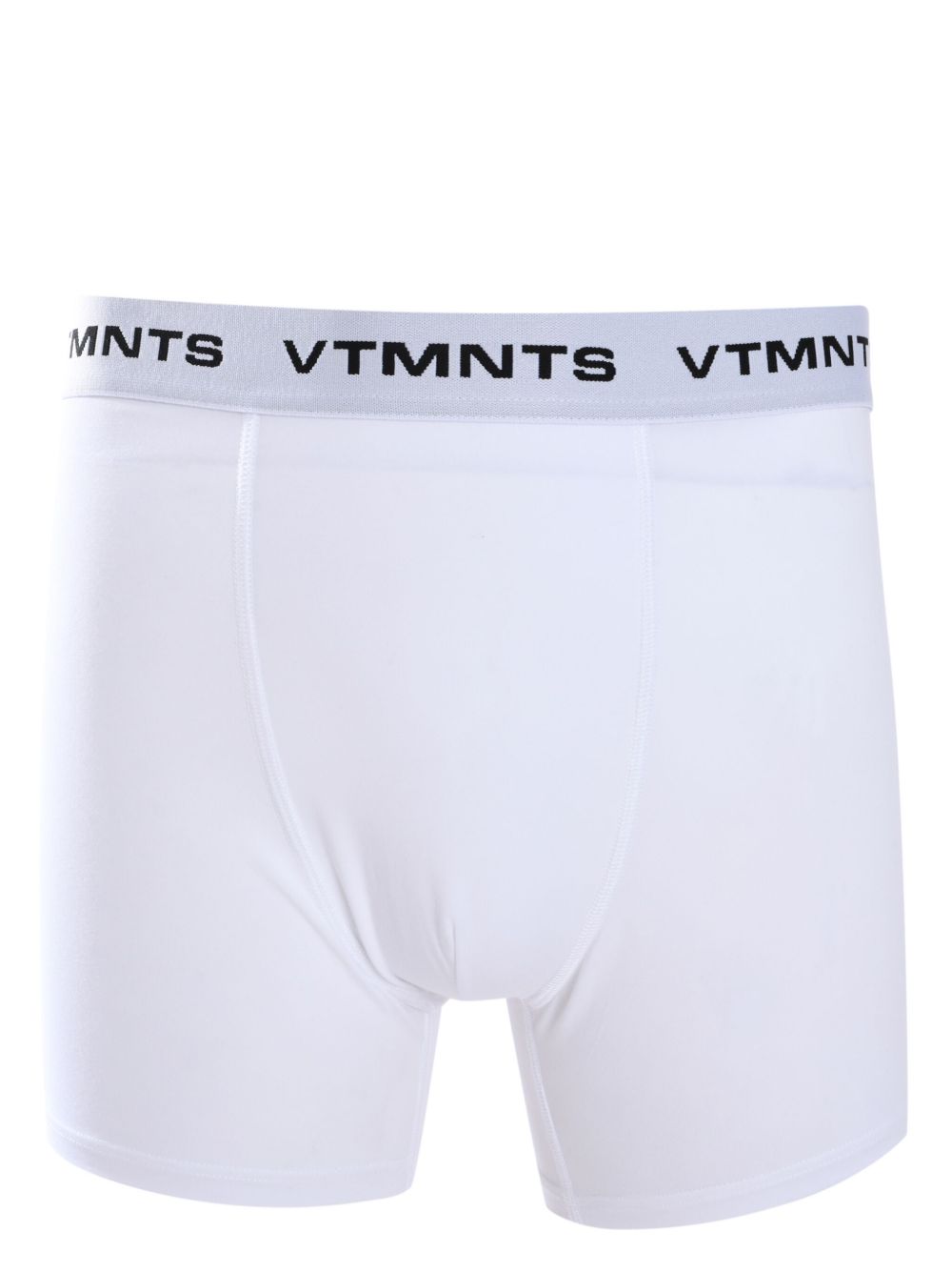 VTMNTS logo腰边四角裤 - 白色