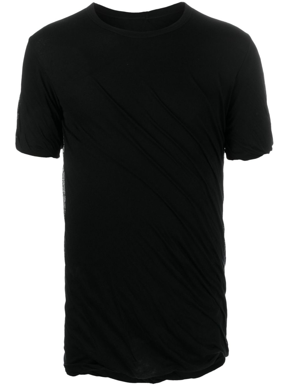 Rick Owens Double SS T恤 - 黑色