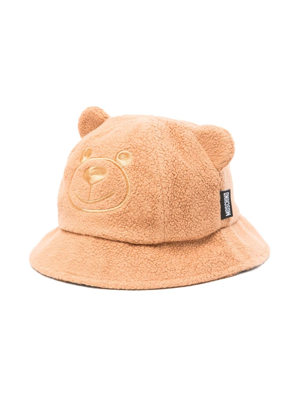 Moschino Kids Leo Teddy 渔夫帽 - 褐色