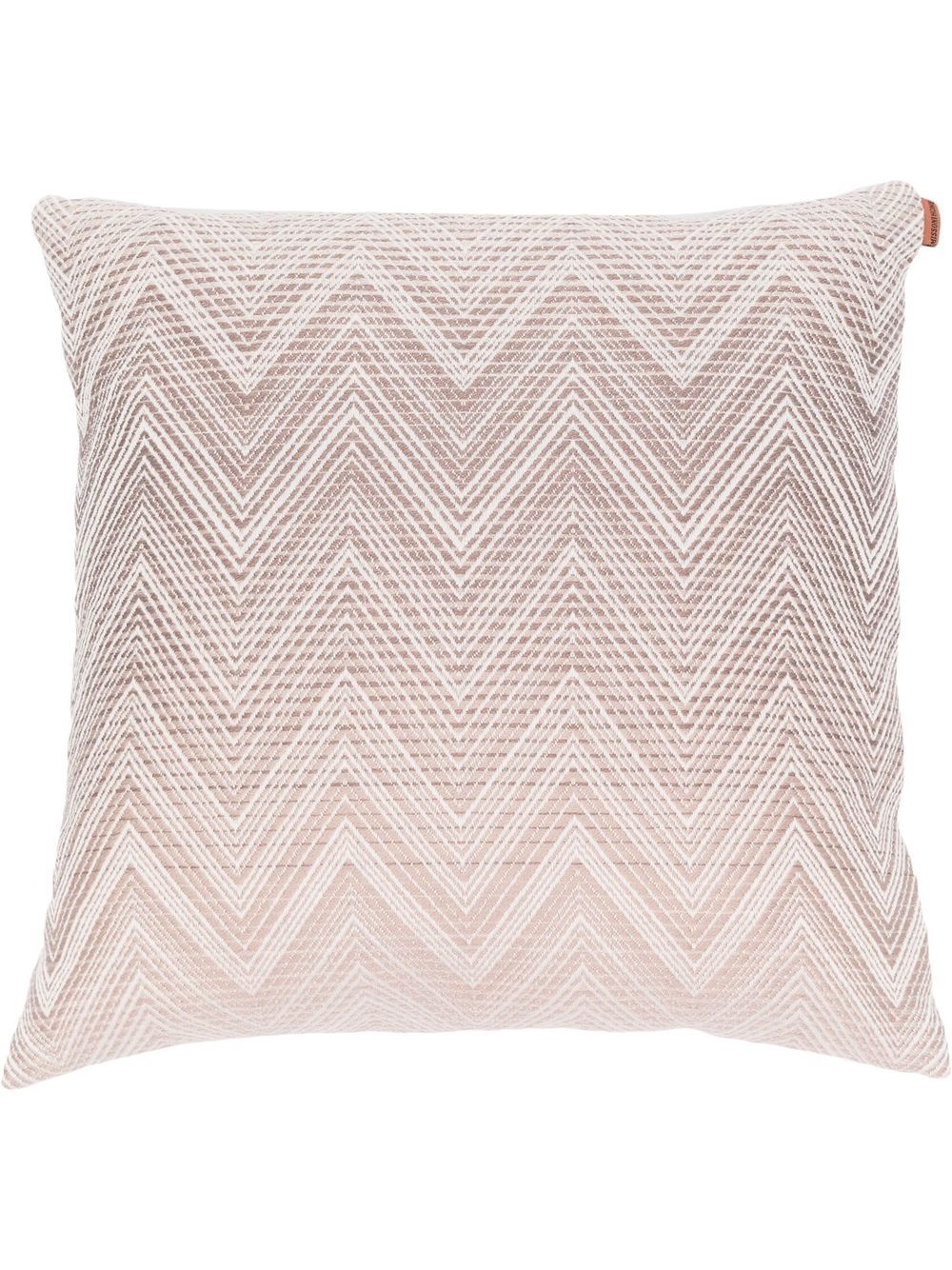 Missoni Home Z字形图案羊毛抱枕 - 中性色