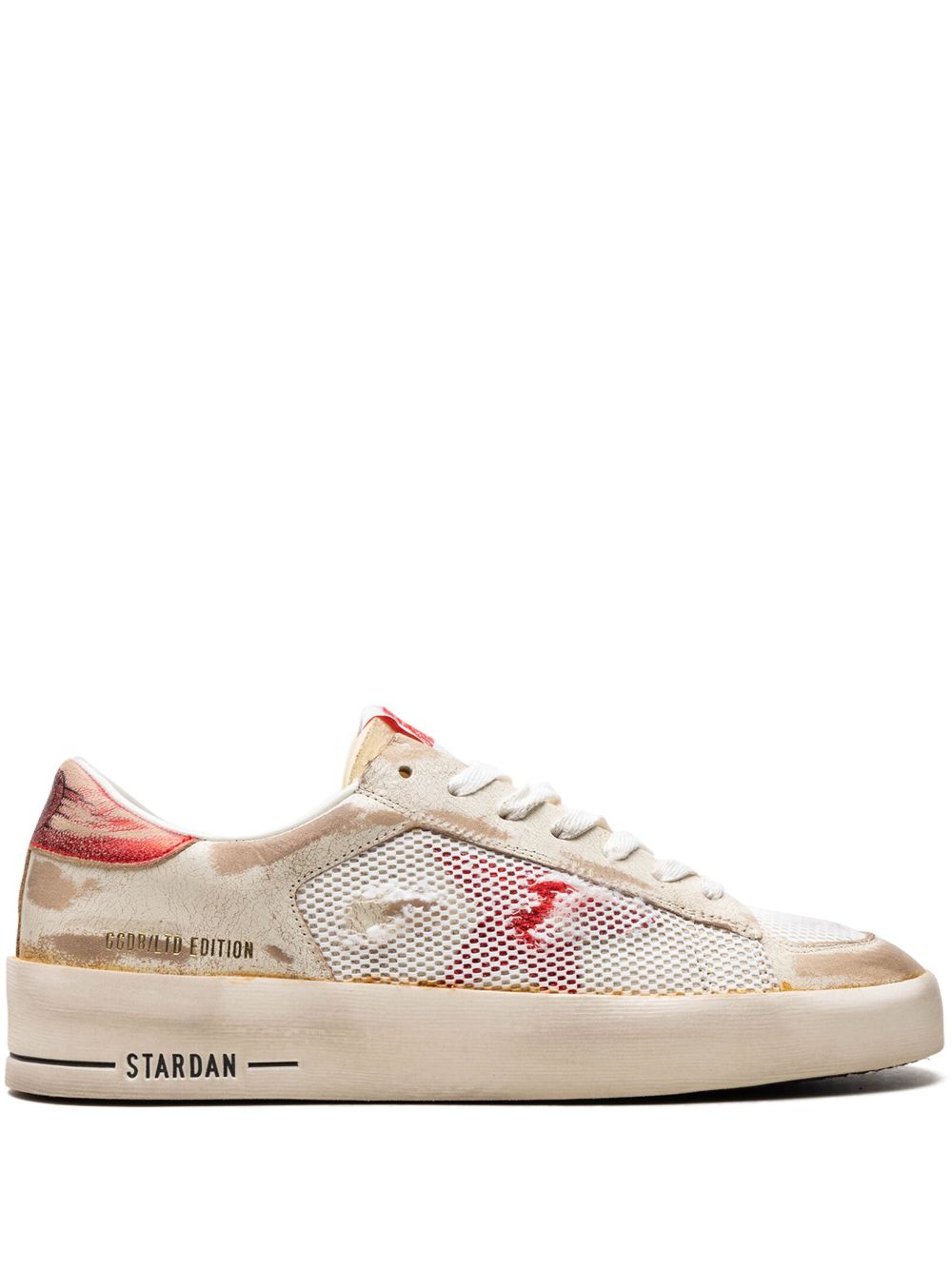 Golden Goose Stardan White/Red 运动鞋 - 白色